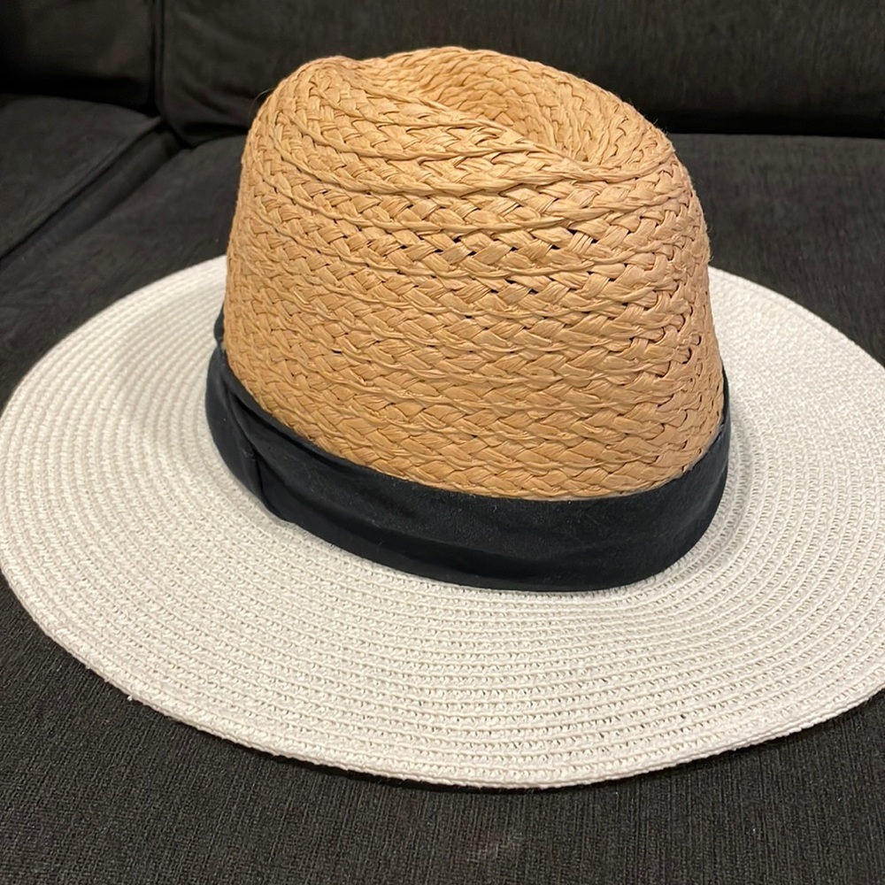 Zara 2 tone straw hat